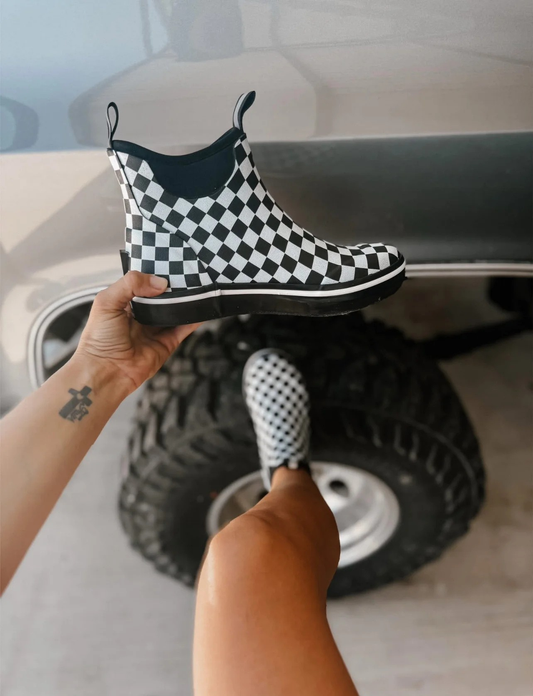 Checkered Deck Boots