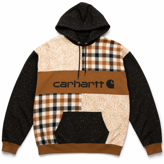 Fall Patchwork Custom Hoodie