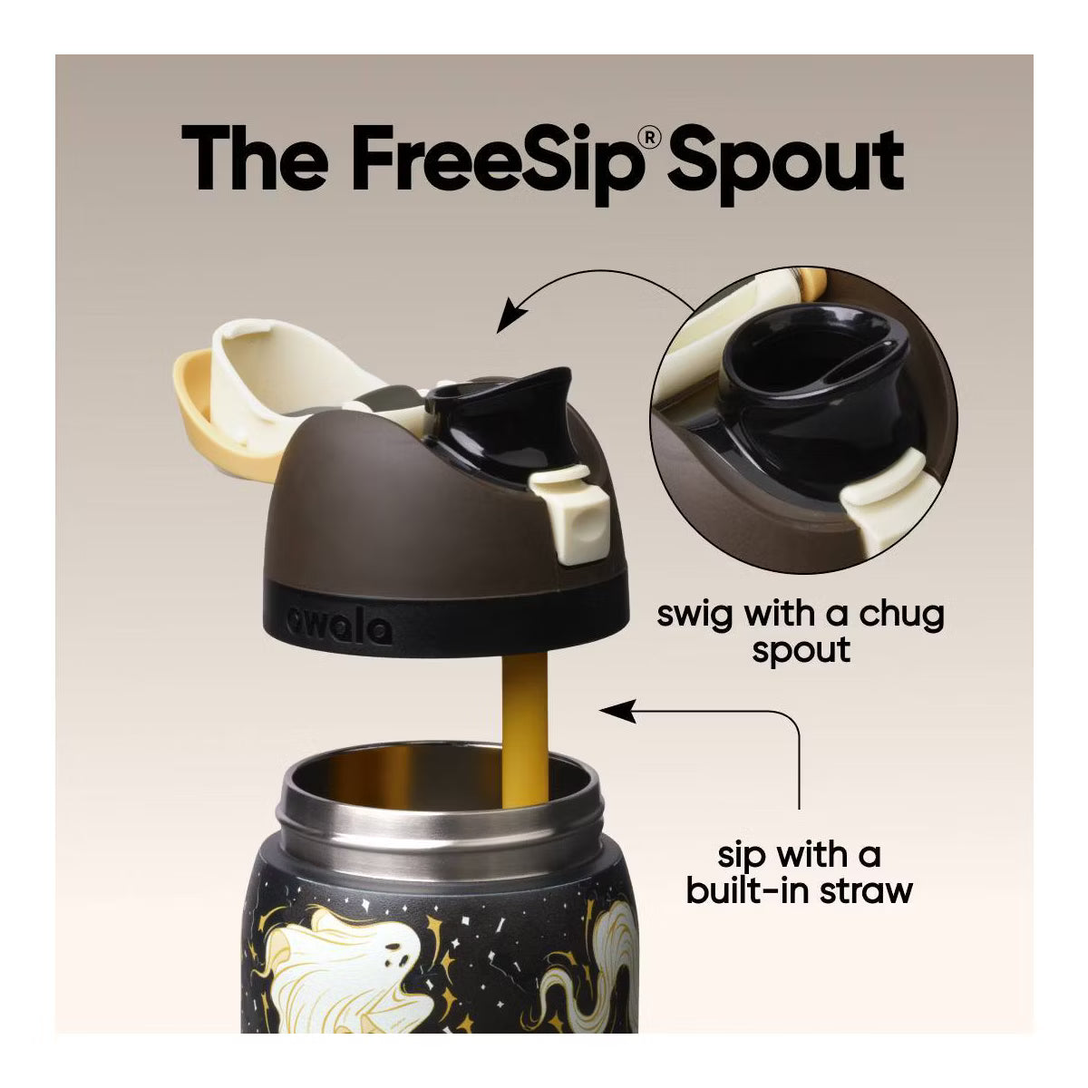 32oz Stainless Steel Special Edition Spooky FreeSip