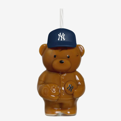New York Yankees Glass Bear Tumbler